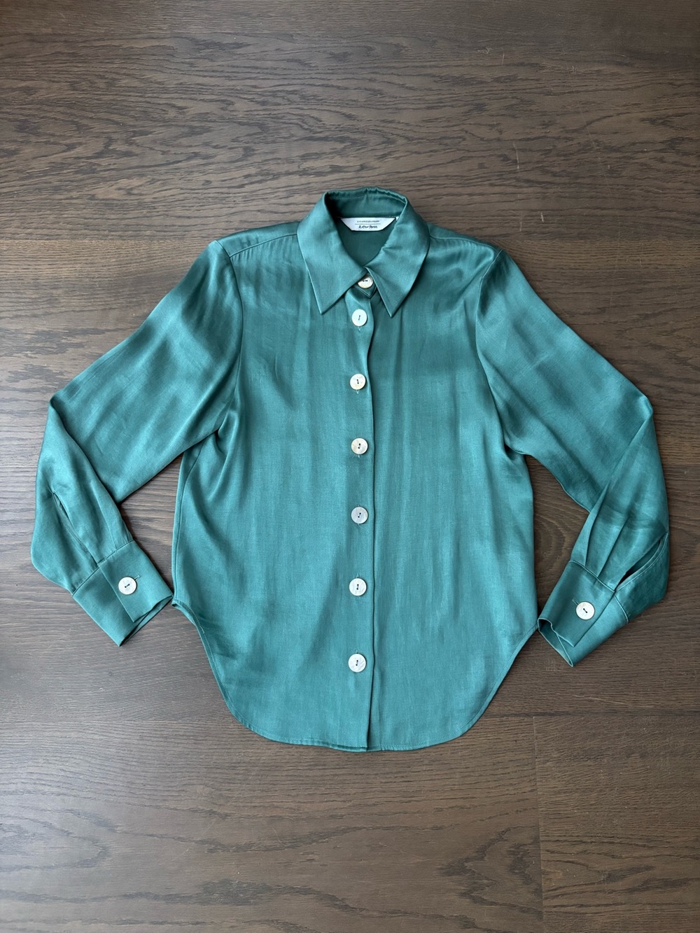 & Other Stories Silk Button-Up Shirt